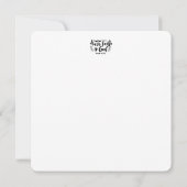 Glaube an Gott Mark 11:22 Inspiration Zitat Einladung (Rückseite)