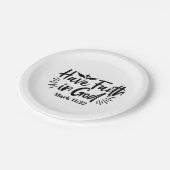 Glaube an Gott Mark 11:22 Inspiration Zitat Pappteller (Schrägansicht)