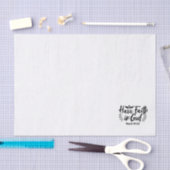 Glaube an Gott Mark 11:22 Inspiration Zitat Seidenpapier (Handwerk)