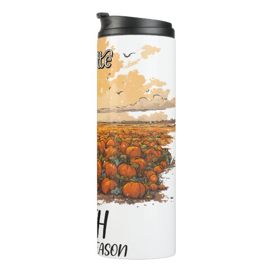 Glaube an jedes Saisonkreuz Thermosbecher (Nach rechts gedreht)