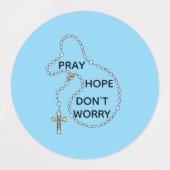 Glaube an Jesus Etiketten (Design 1)