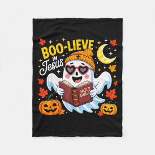 Glaube an Jesus Geistiger Christlicher Halloween-S Fleecedecke