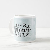 Glaube an Jesus Kaffeetasse (Vorderseite Links)