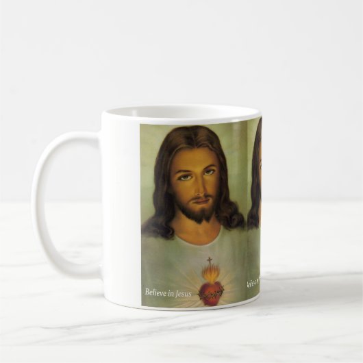 Glaube an Jesus-Tasse Kaffeetasse (Links)