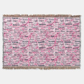 Glaube an Kämpfer leben stark rosa umringt Decke (Vorderseite)