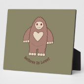 Glaube an Liebe Bigfoot Fotoplatte (Seite)