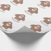 Glaube an Liebe Bigfoot Geschenkpapier (Ecke)