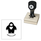 Glaube an Liebe Bigfoot Gummistempel (Stempel)