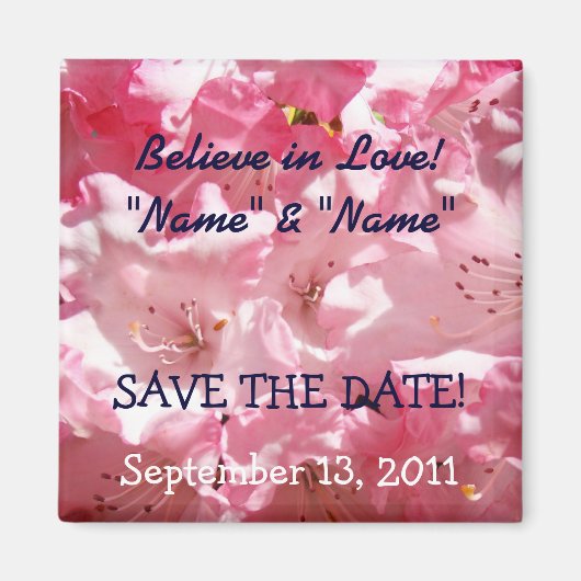 Glaube an Liebe! Speichern des Date-Magneten spend Magnet (Vorne)