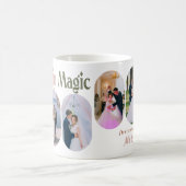 Glaube an Magic 6 Rounded Lozenge Foto neu verheir Kaffeetasse (Mittel)
