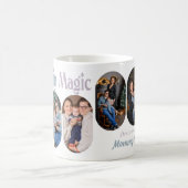 Glaube an Magic 6 Rounded Lozenge Foto New Baby Kaffeetasse (Mittel)