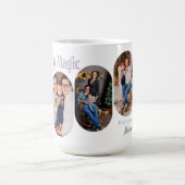 Glaube an Magie 5 abgerundete Raute Foto Neue Mutt Kaffeetasse (Mittel)