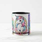 Glaube an Magie: Einhorn-Tasse Tasse (Zentrum)