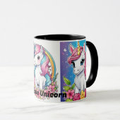 Glaube an Magie: Einhorn-Tasse Tasse (VorderseiteRechts)