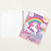 Glaube an Magie mit Einhorn und Regenbogen Planer (Anzeige)