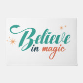 Glaube an magische Weihnachten Fußmatte (Vorderseite)