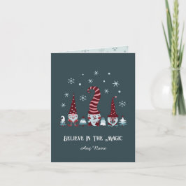 Glaube an magische Weihnachten Karte
