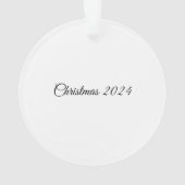 Glaube an Maria Ornament (Rückseite)