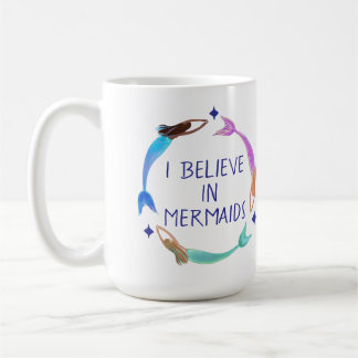 Glaube an Meerjungfrauen Kaffeetasse