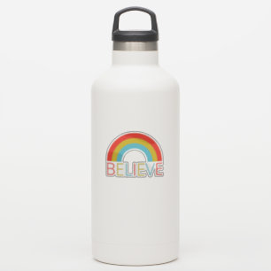 Glaube an Regenbogen Aufkleber