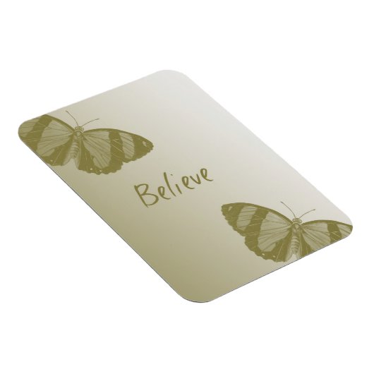 Glaube an Schmetterlinge Magnet (Rechte Seite)