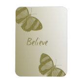 Glaube an Schmetterlinge Magnet (Vertikal)