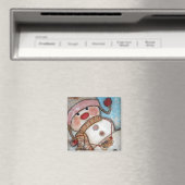 Glaube an Schneemänner Magnet (In Situ (Geschirrspüler))
