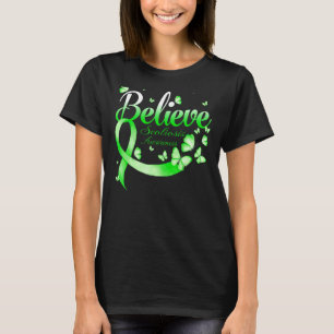 Glaube an Scoliose Awareness Butterfly T-Shirt