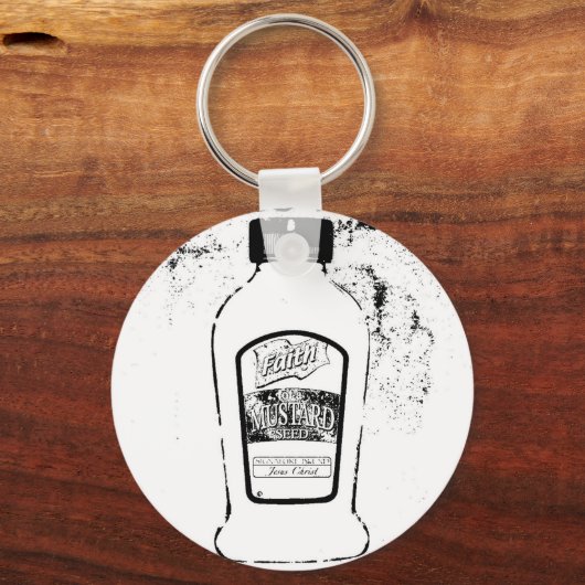 Glaube an Senfsamen Schlüsselanhänger (Vorderseite)