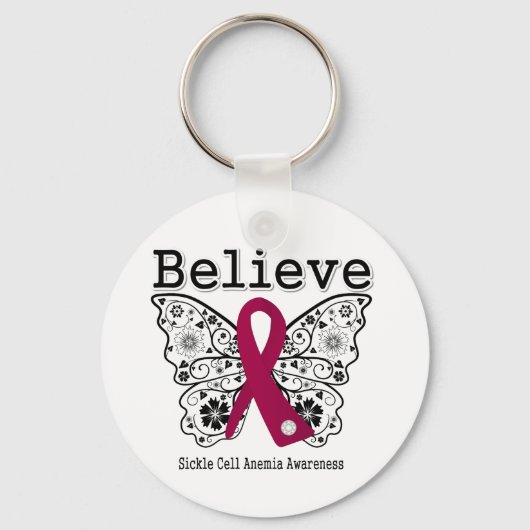 Glaube an Sichelzellanämie Schlüsselanhänger (Vorderseite)