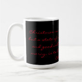 Glaube an Weihnachten, Kaffee-Tasse Kaffeetasse (Links)
