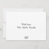 Glaube an Weihnachten Magic Flat Holiday Card (Rückseite)