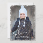 Glaube an Weihnachten Rustikales Schneeschuhfest F (Vorderseite)