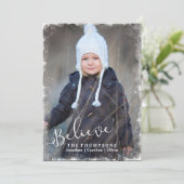 Glaube an Weihnachten Rustikales Schneeschuhfest F (Stehend Vorderseite)