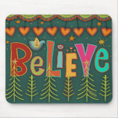 Glaube an Weihnachts-Inspirivity Mouse Pad Mousepad (Vorne)