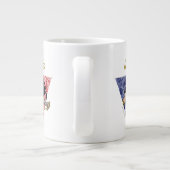 "Glaube an Wonder" Wonder Woman Lasso Comic Logo Jumbo-Tasse (Rückseite)