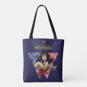 "Glaube an Wonder" Wonder Woman Lasso Comic Logo Tasche (Rückseite)