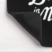 Glaube an Wunder. Blutkrebs-Bewusstsein Mousepad (Ecke)