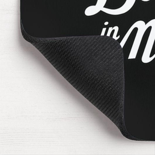 Glaube an Wunder. Blutkrebs-Bewusstsein Mousepad (Ecke)