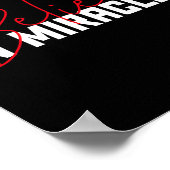 Glaube an Wunder. Blutkrebsbewusstsein 1 Poster (Ecke)
