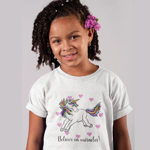 Glaube an Wunder! Unicorn T - Shirt - Anpassen