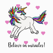 Glaube an Wunder! Unicorn T - Shirt - Anpassen