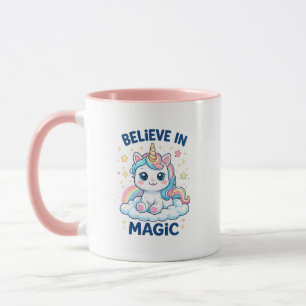 Glaube an Zauber Einhorn Tasse