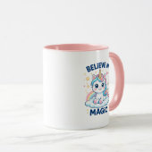 Glaube an Zauber Einhorn Tasse (VorderseiteRechts)