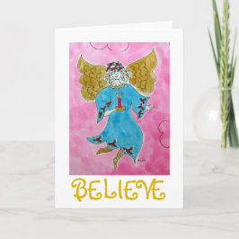 Glaube Angel - Weihnachtskarte Karte