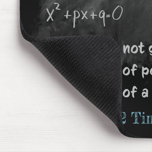 Glaube > Angst 2 Timothy 1:7 Christlich Verse Math Mousepad (Ecke)