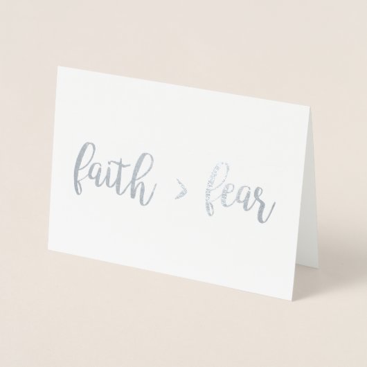 Glaube > Angst Folienkarte (Vorderseite)