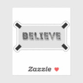 Glaube Aufkleber, schlüpfte Inspiration Lasso Aufkleber (Blatt)