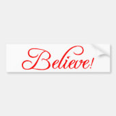 Glaube! Autoaufkleber (Vorne)