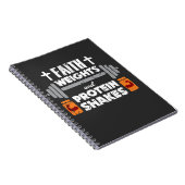 Glaube belastet christlichen notizblock (Rechte Seite)